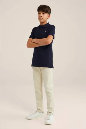 WE Fashion Polo marineblauw