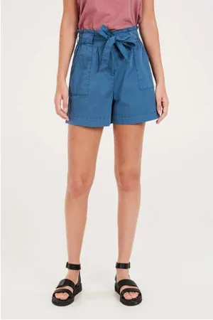 Protest High waist loose fit short blauw