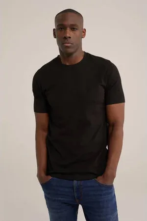WE Fashion Basic slim fit T