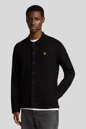 Lyle & Scott Overshirt fijn gebreid