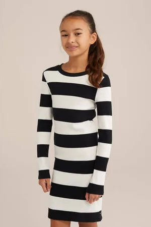 WE Fashion Bodycon jurk zwart