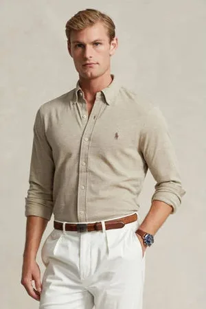Ralph Lauren Casual overhemd beige