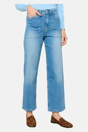 LolaLiza High waist wide leg jeans denim