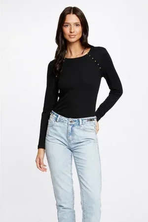 Morgan Fijngebreide top