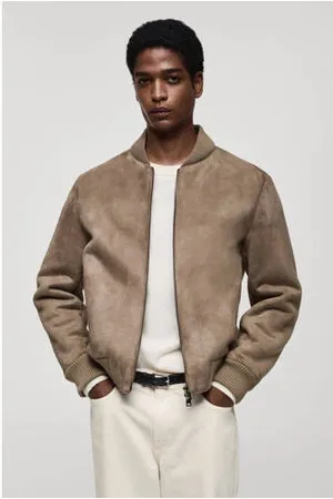 MANGO Bomberjack beige