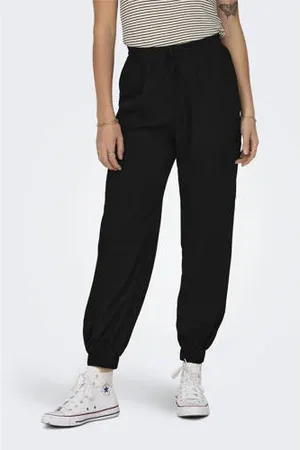 ONLY High waist regular fit cargobroek ONLKATINKA