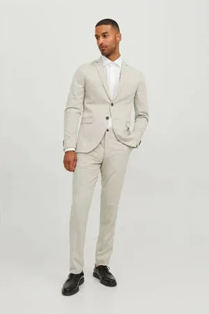 JACK & JONES PREMIUM super slim kostuum JPRFANCO beige