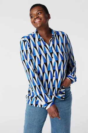 MS Mode Blouse blauw