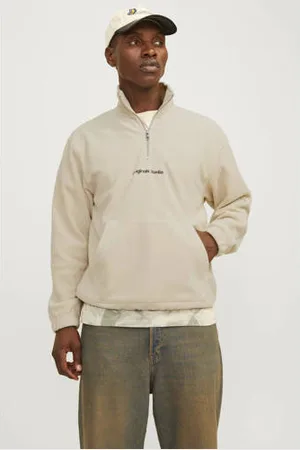 JACK & JONES ORIGINALS fleece fleecetrui ecru