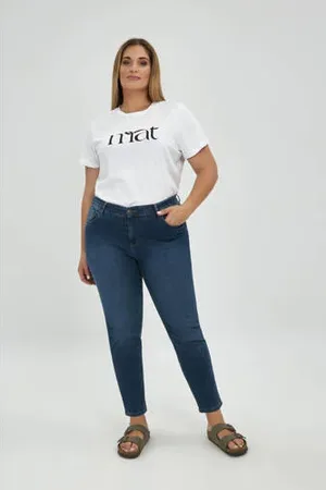 Mat Fashion High waist slim fit jeans