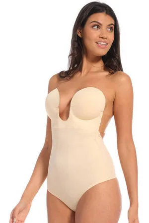 MAGIC Bodyfashion Strapless medium corrigerende stringbody Luve Body met lage rug