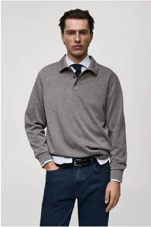 MANGO Sweater grijs