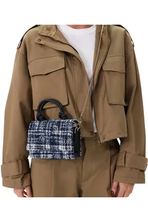 Manfield Tweed crossbody tas