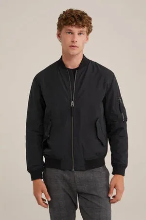 WE Fashion Bomberjack donkerblauw