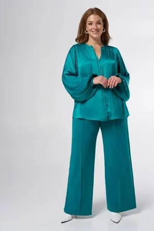 MS Mode Blouse lichtblauw