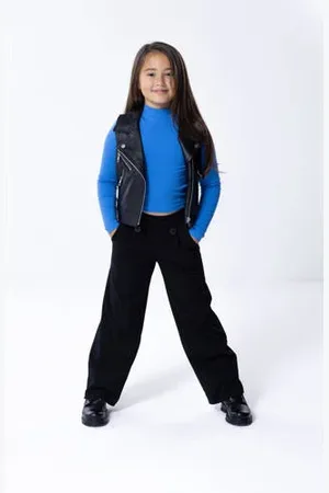 ONLY KIDS GIRL imitatieleren gilet KOGVERA
