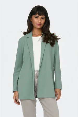 JDY GEGGO rechtvallende blazer mintgroen
