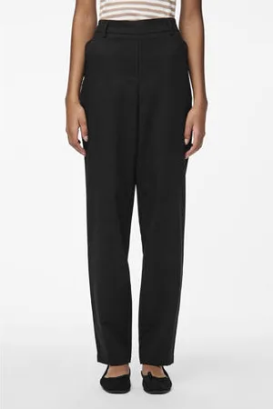 Pieces® Straight regular waist pantalon