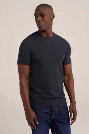 WE Fashion Basic slim fit t