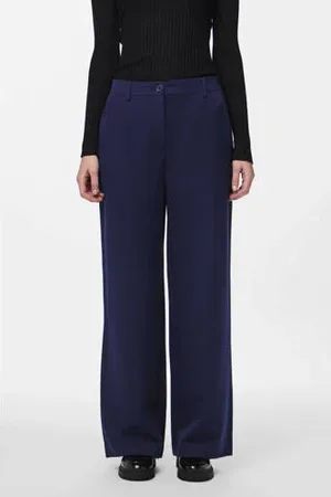 Pieces® Wide leg high waist broek