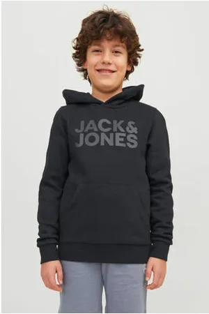 JACK & JONES JUNIOR hoodie JJECORP met logo