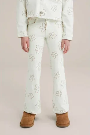 WE Fashion Blue Ridge flared jeans ecru