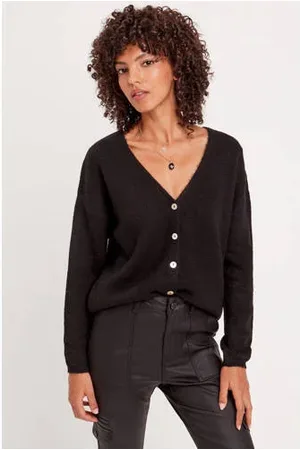 Cache Cache Gebreid vest zwart