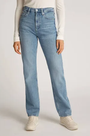 Calvin Klein High waist straight leg jeans