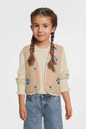 Moodstreet Gebloemd gilet Vajén