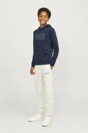 JACK & JONES JUNIOR hoodie JJECORP met tekst