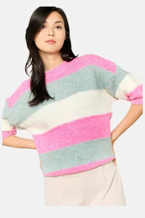 LolaLiza Top roze gebreid