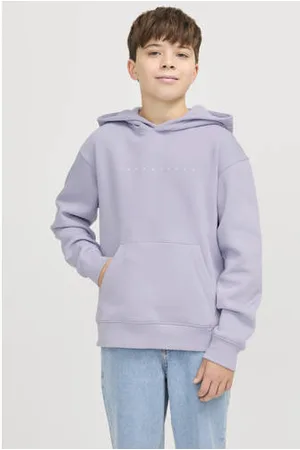 JACK & JONES JUNIOR hoodie JJESTAR met tekst