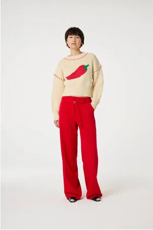 Fabienne Chapot Wide leg regular waist pantalon