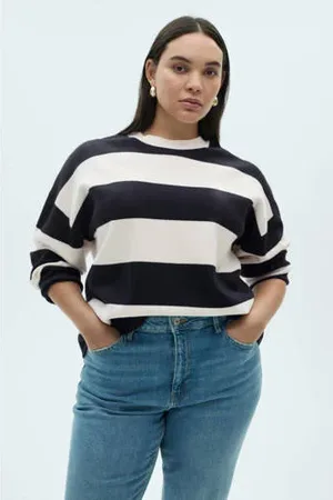 MANGO Sweater donkerblauw