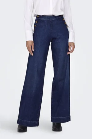 ONLY High waist wide leg jeans