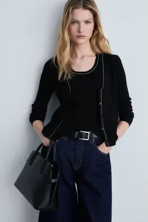 MANGO Gebreid vest