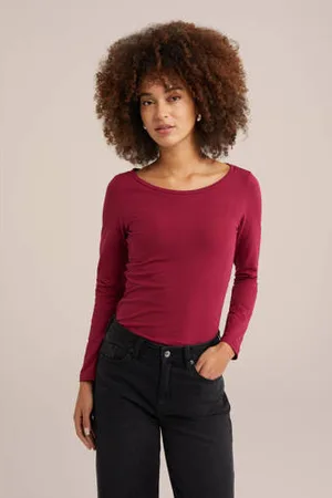 WE Fashion Longsleeve rood