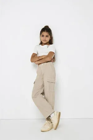 ONLY KIDS GIRL straight fit cargobroek KOGYARROW