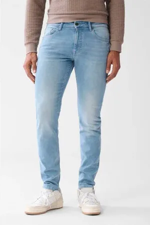 SHOEBY Slim fit L32 jeans blauw