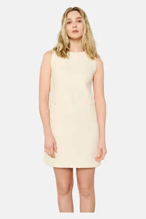 LolaLiza Mini jurk ecru