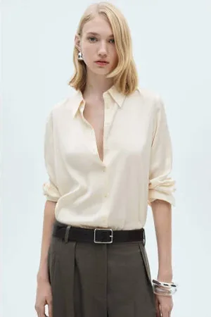 MANGO Blouse ecru