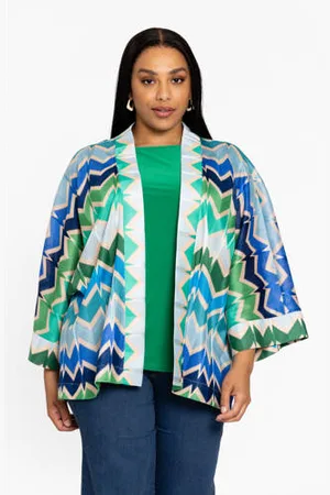 Yoek Vest blauw