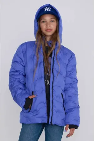 CoolCat Puffer Winterjas Jennifer met 3D Hartjes