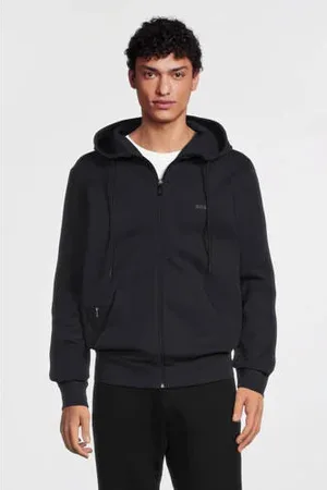 HUGO BOSS Sweatvest Saggy met logo