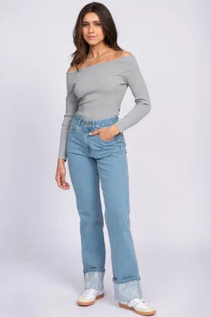 NIKKIE. X Anna Nooshin high waist jeans