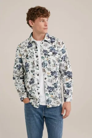 WE Fashion Overshirt blauw