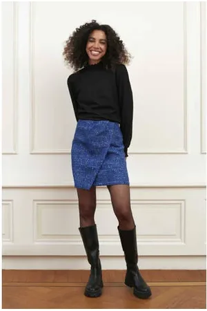 lofty manner Tweed mini rok