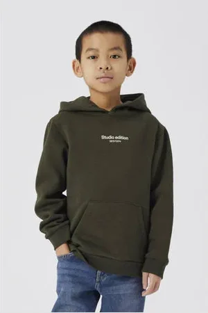 NAME IT KIDS hoodie met tekst