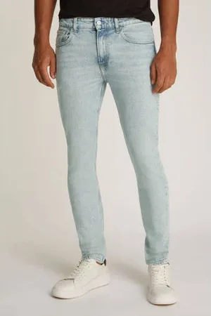 Calvin Klein Slim tapered jeans lichtblauw