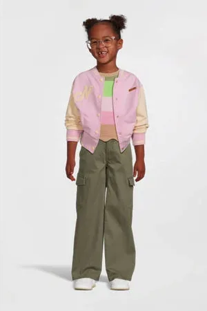 NAME IT KIDS wide leg cargobroek NKFROSE